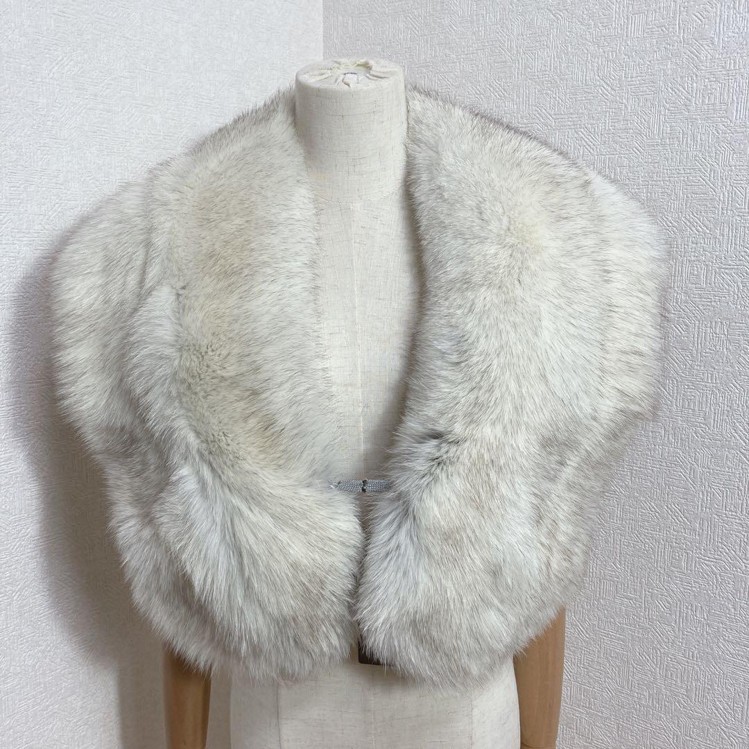 新品未使用　サガフォックス　金サガ　ロイヤル　ショール　マフラー　成人式　振袖