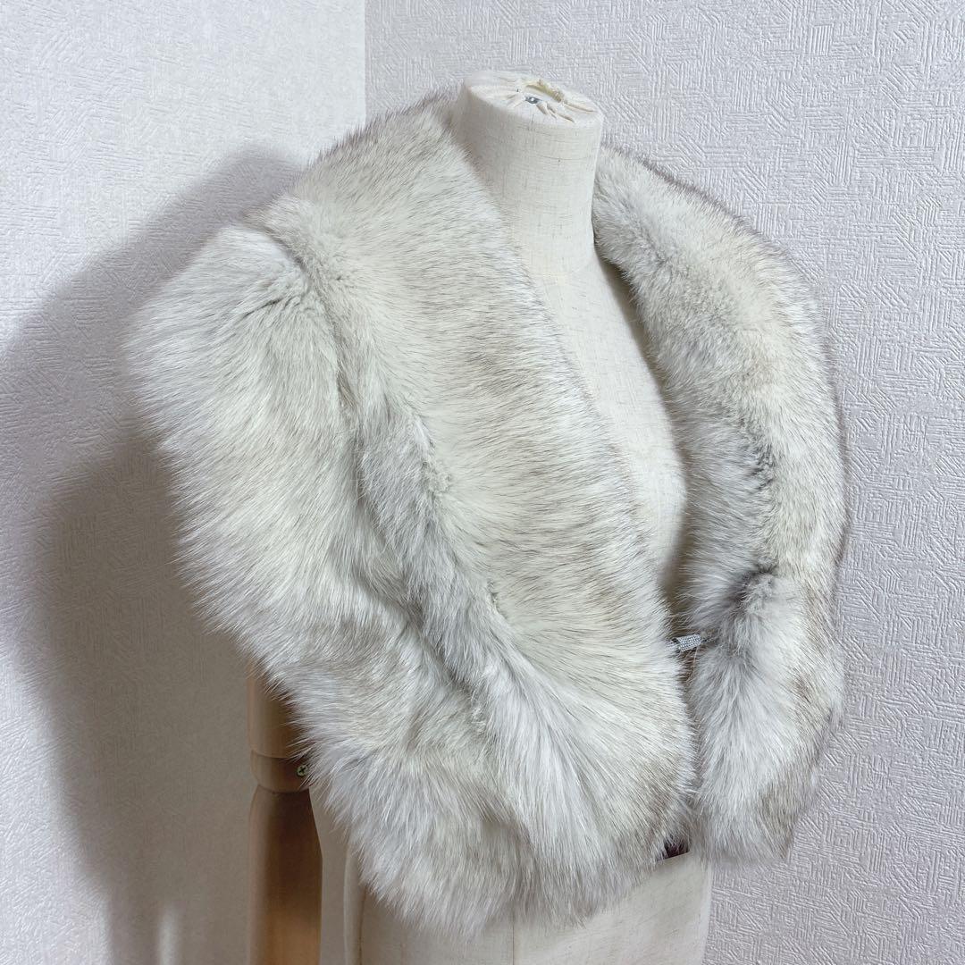 新品未使用　サガフォックス　金サガ　ロイヤル　ショール　マフラー　成人式　振袖