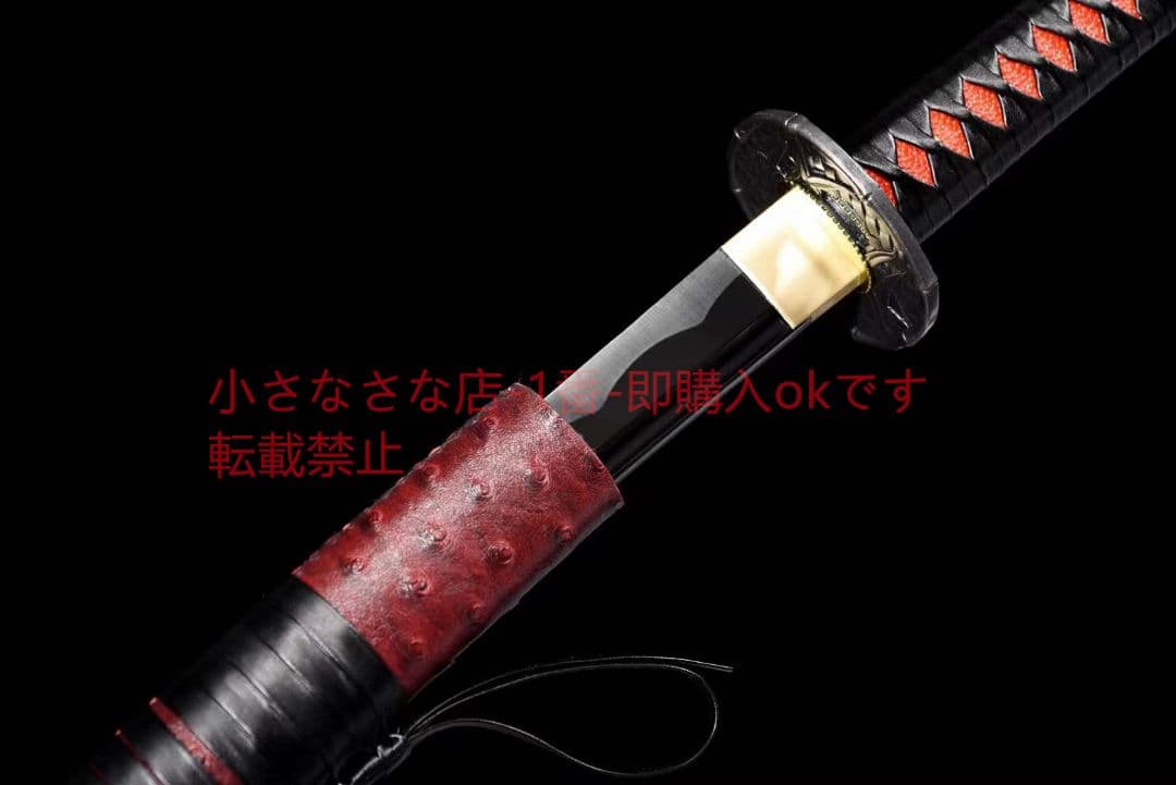 【狂殺】中炭素鋼発黒武士刀  古兵器 武具 刀装具 日本刀 模造刀 居合刀