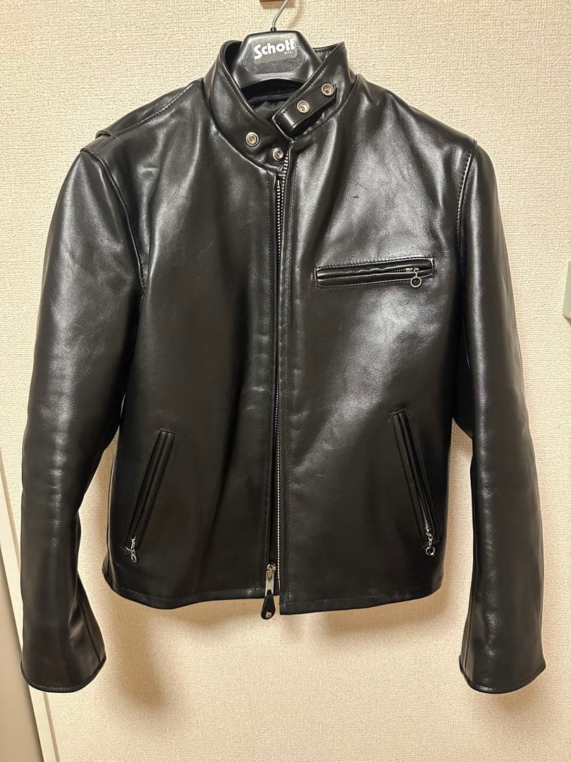 schott 641 40size ステアハイド　シングルライダース