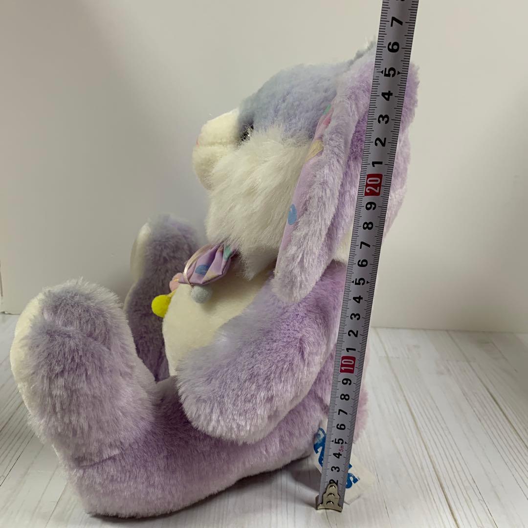 NJ☆ レトロ　紫色のウサギのぬいぐるみ