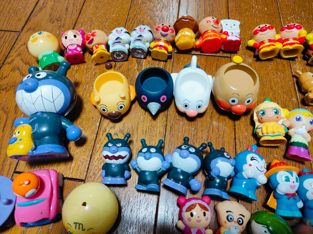 アンパンマン 指人形 フィギュア ミニカー おもちゃ 約100個 まとめ売り