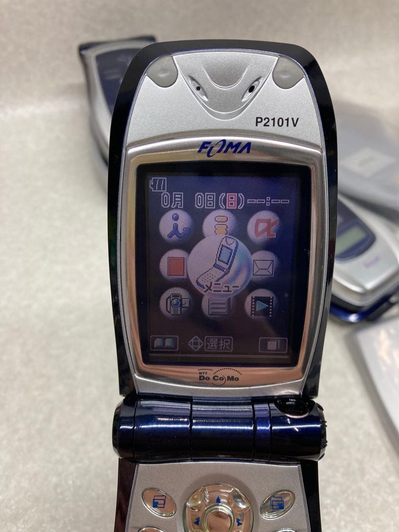 未使用に近い 希少 激レア DoCoMoドコモ初代FOMA P2101V 3台