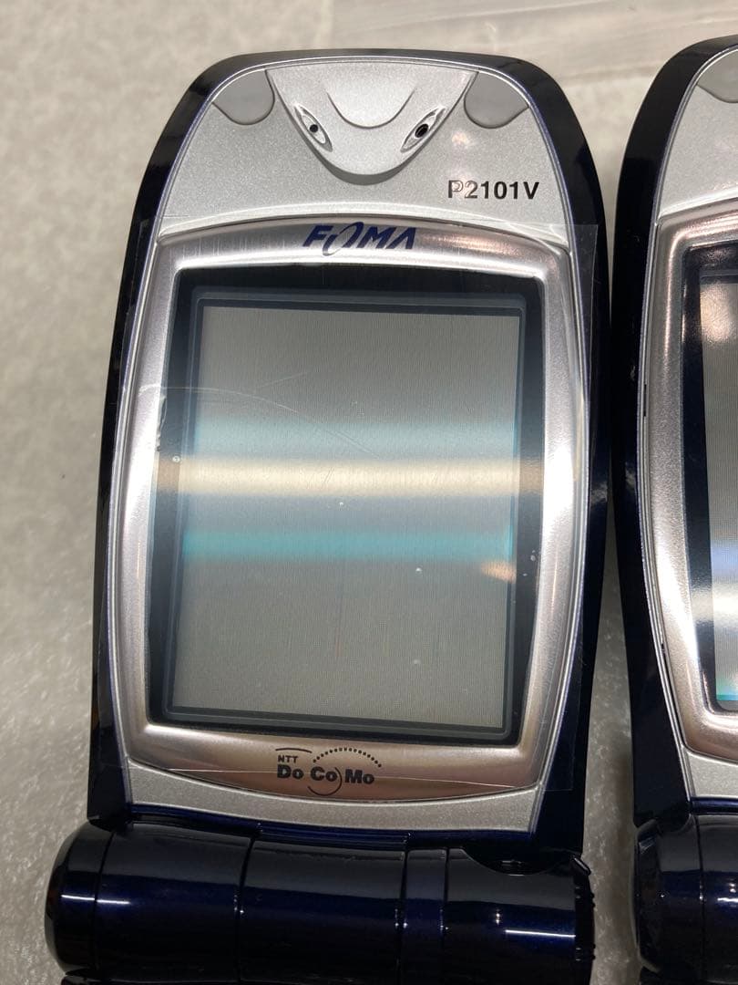 未使用に近い 希少 激レア DoCoMoドコモ初代FOMA P2101V 3台