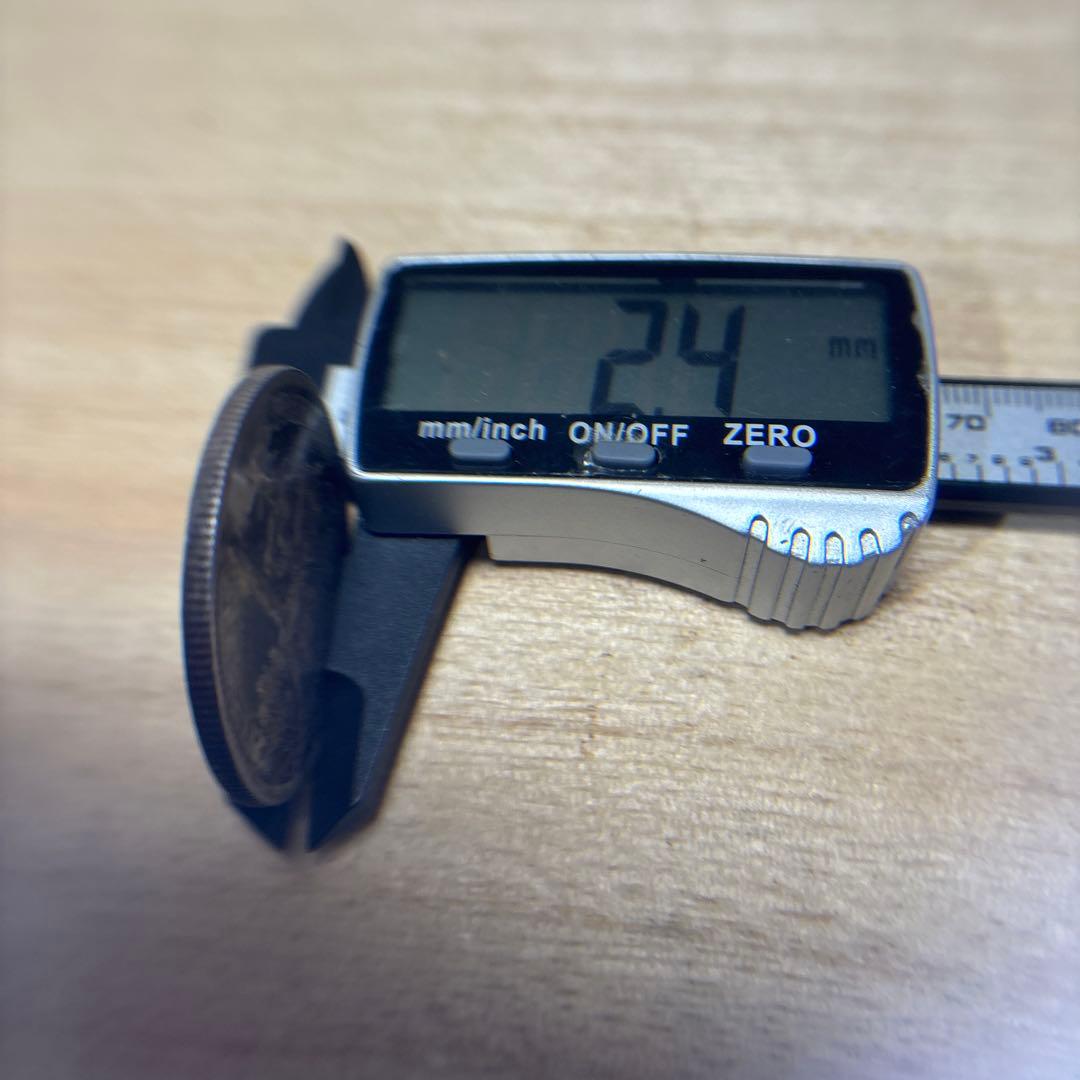 ハッパ様1908年 フランス ピアストル銀貨　トーン