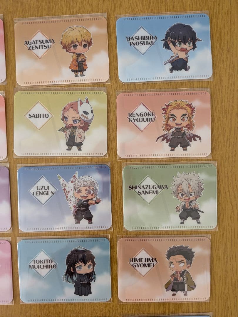 鬼滅の刃　成田アニメデッキ　特典パスケース　全32種　フルコンプリートセット