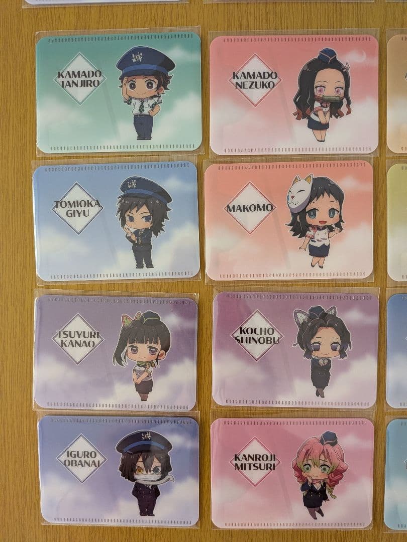 鬼滅の刃　成田アニメデッキ　特典パスケース　全32種　フルコンプリートセット