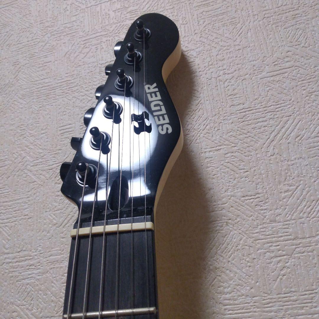 SELDER ストラトタイプエレキギター、パープルカラー美品！音出し確認済み品！