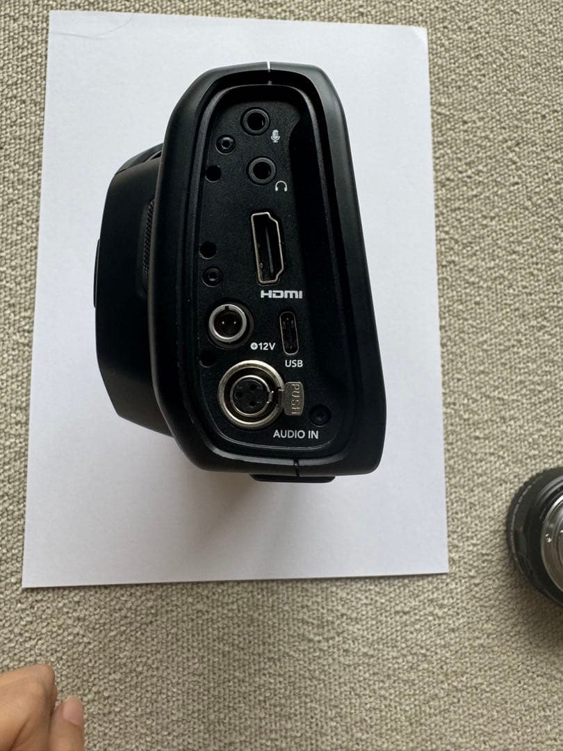 Blackmagic BMPCC 4K 本体／箱あり／Aプラグ付AC同梱／