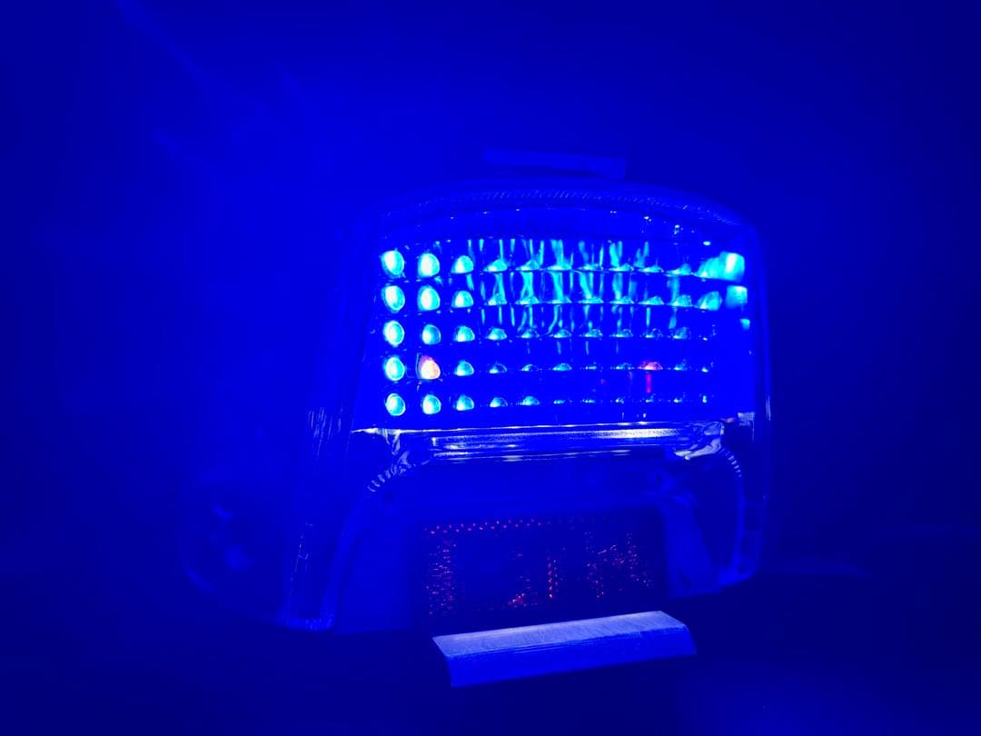 ZX af34 af35 RGB テール ランプ LED レインボー Dio