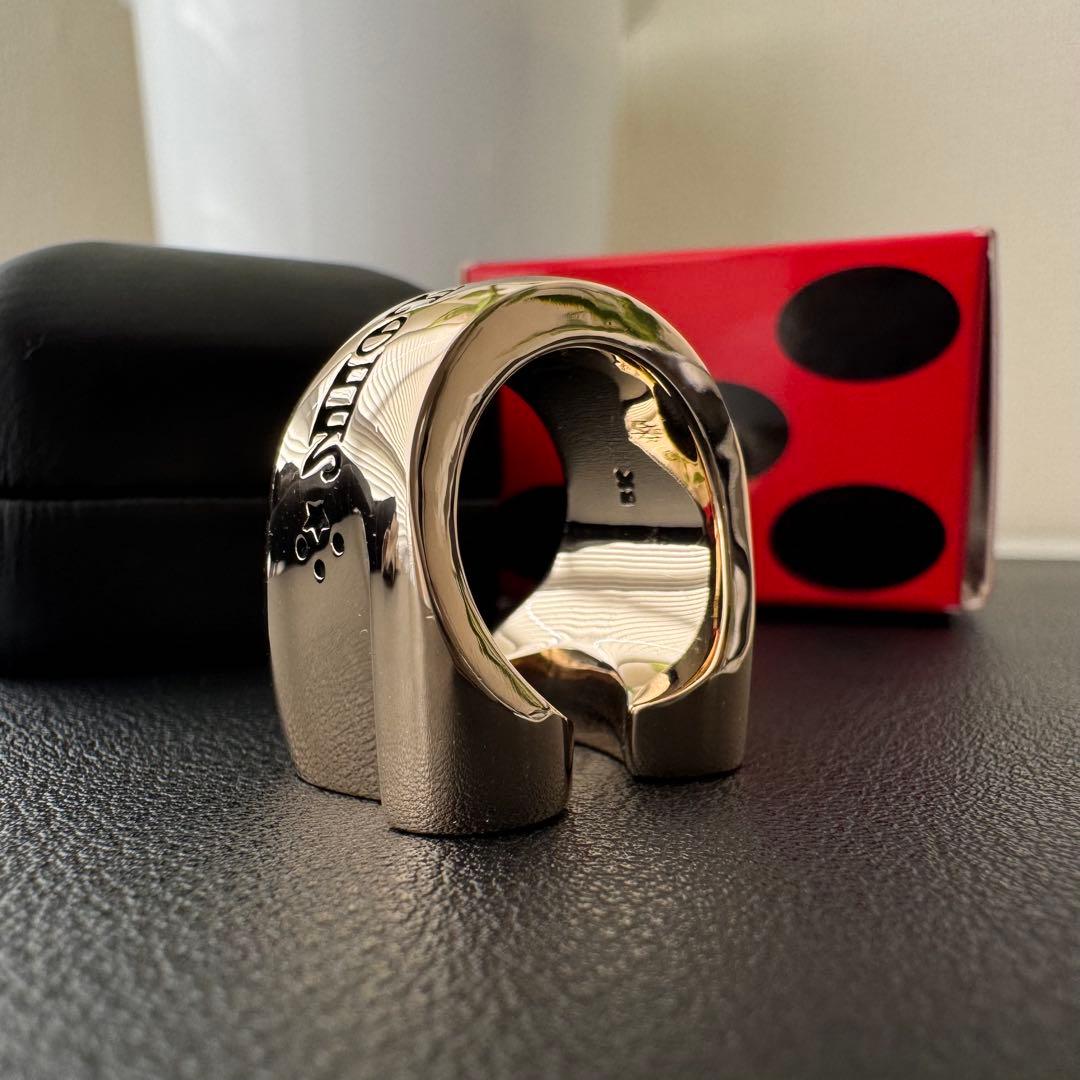 「超美品」TENDERLOIN テンダーロイン ホースシューリング 13号ダイヤ