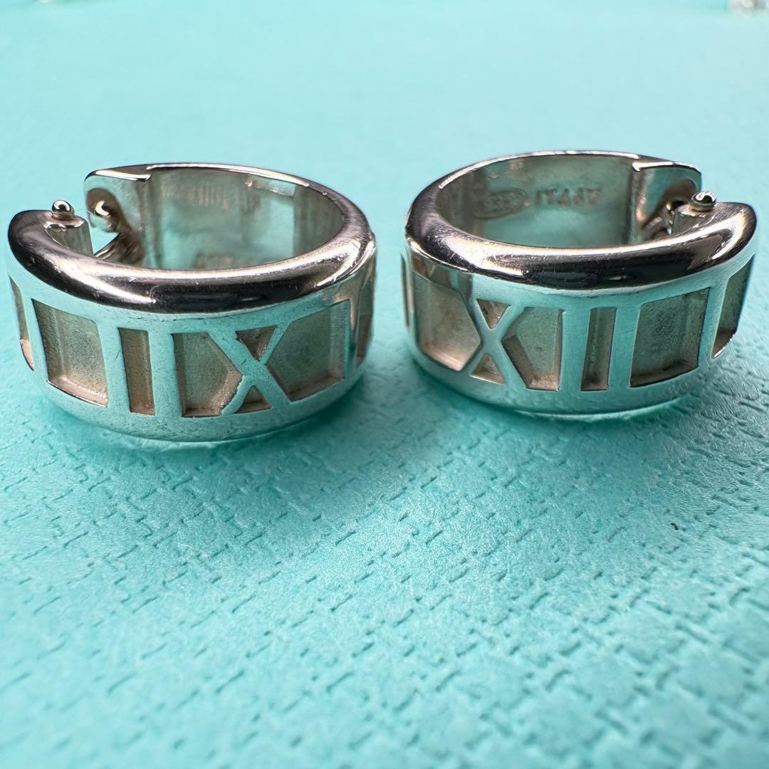 【美品】ティファニー Tiffany アトラス ピアス 両耳SV925