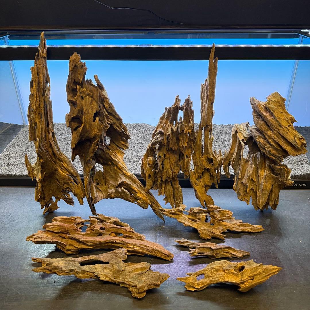 MMW-7195 マシンガンウッドレイアウトセット　90cm水槽用　流木セット