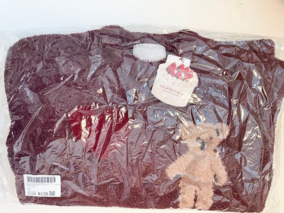 新品　ジェラートピケ　ホリデー　限定　ベア　ハート　ジャガード　ワンピース