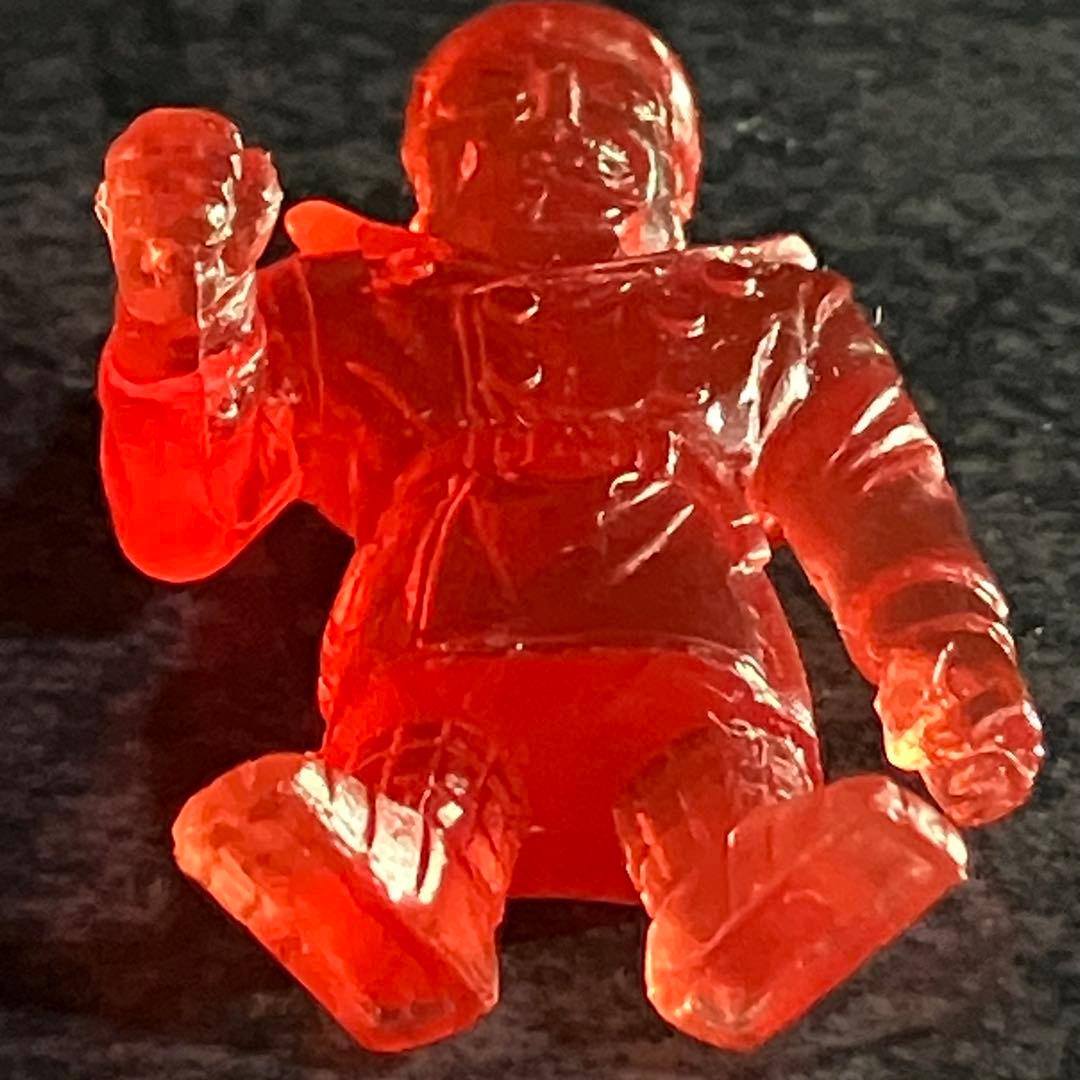 老サンシャイン クリアレッド 海外版キン消し 2002 キン肉マンⅡ世