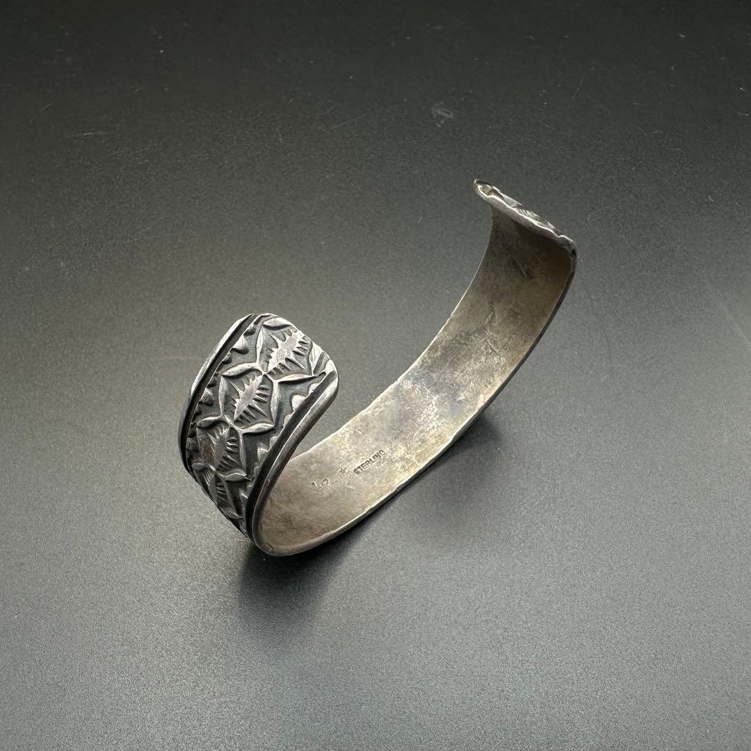 Navajo Gary Reeves ゲーリーリーブス　スタンプワーク バングル