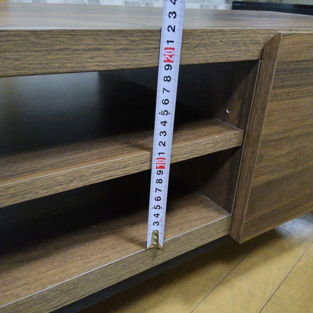 テレビボード150cm　50vサイズまで対応　ブラウン　テレビ台