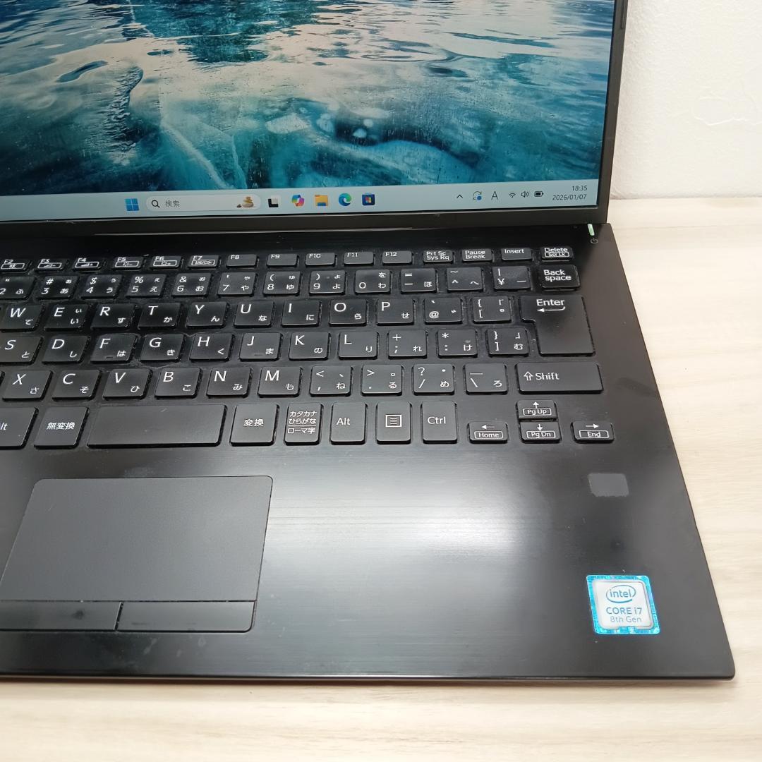 【安心の30日間保障】　VAIO 14型ノートパソコン　　第8世代Core i7