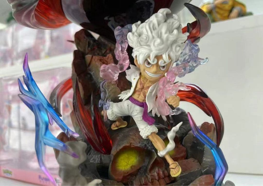 ワンピース Warhead -STUDIO ルフィ ニカ 神猿の槍 フィギュア