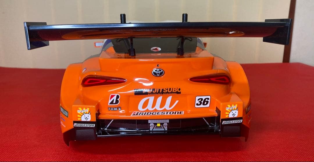 タミヤ　TT-02 TYPE-SRX au TOM’S GR Supra ボディ