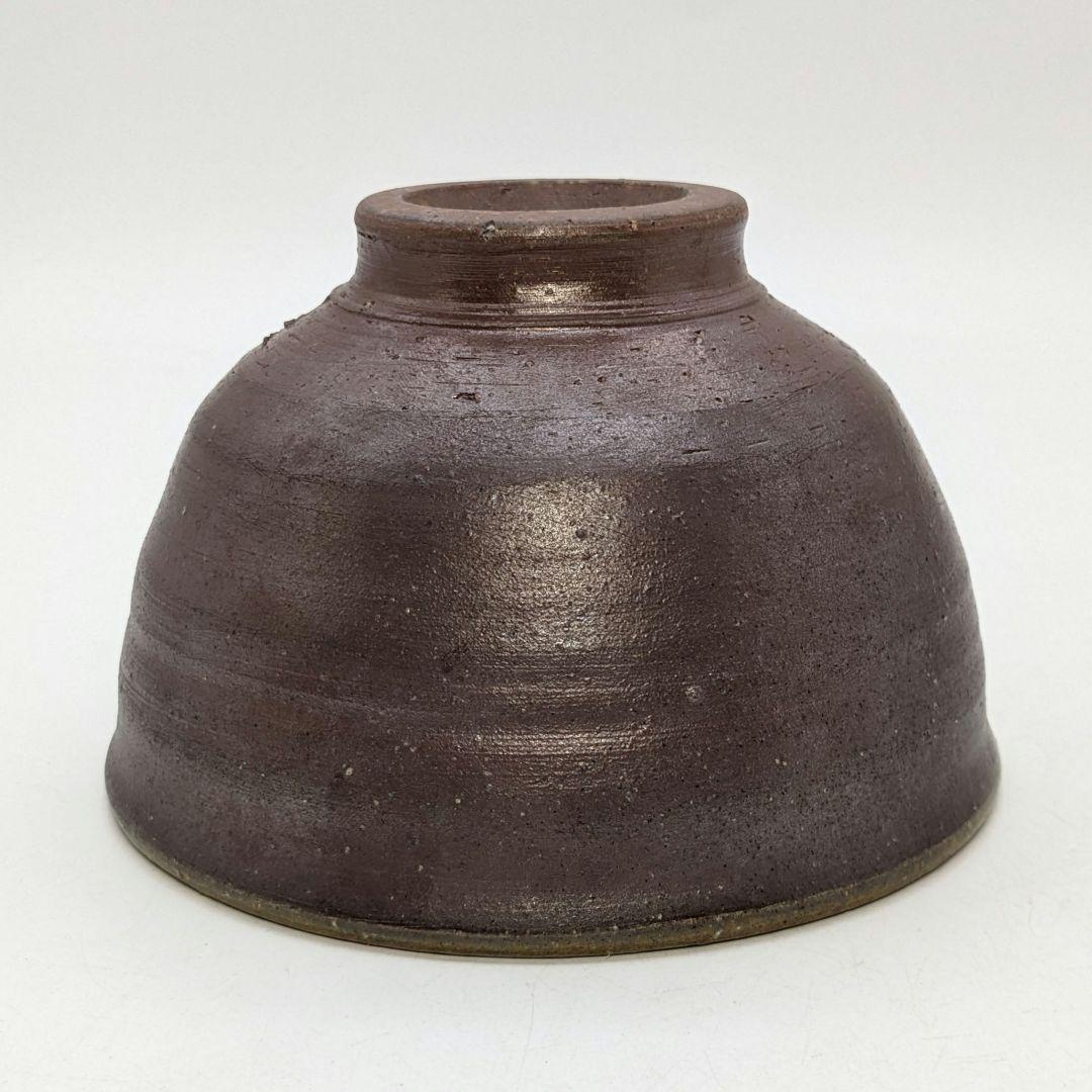 備前市無形文化財 浦上光弘 備前焼 茶盌 共箱共布栞 抹茶碗 抹茶茶碗 茶道具