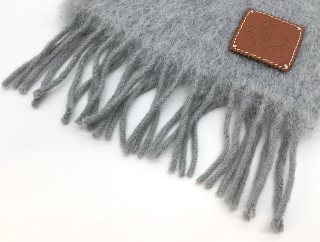 ◆人気◆LOEWE ロエベ モヘア マフラー グレー