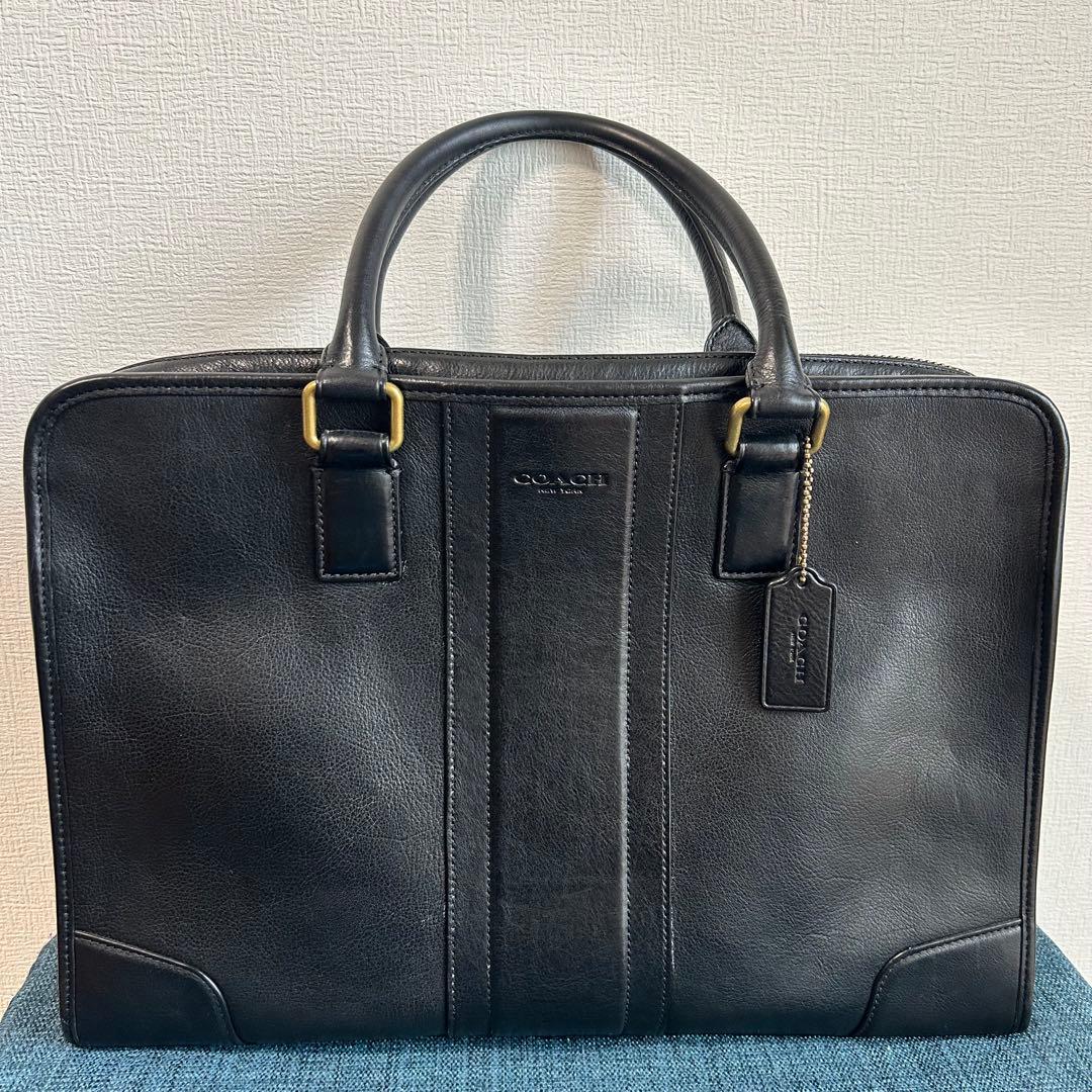 ビジネスバッグ コーチ　COACH ブラック