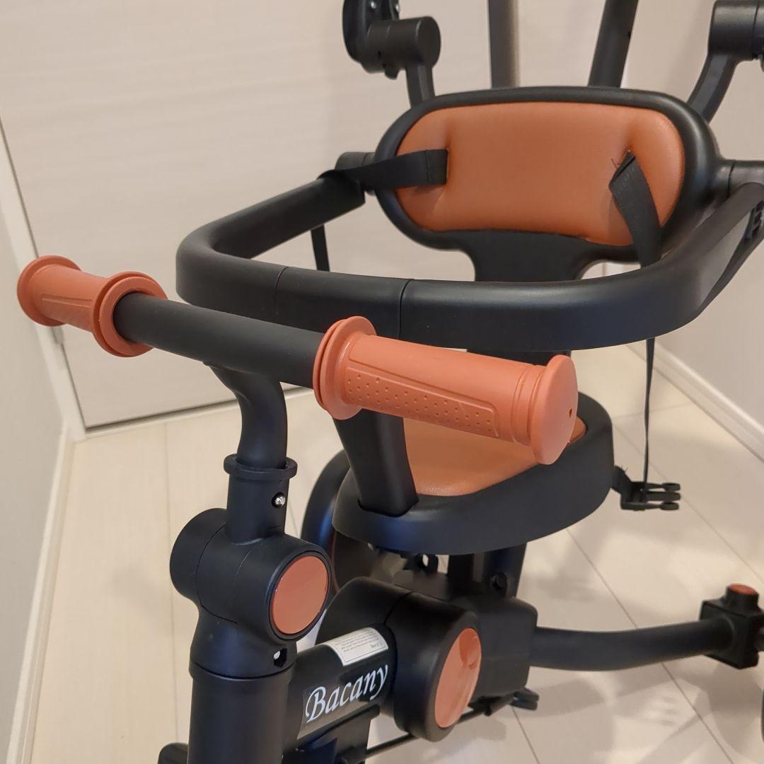 Bacany 三輪車 ブラック　幼児用自転車　多機能