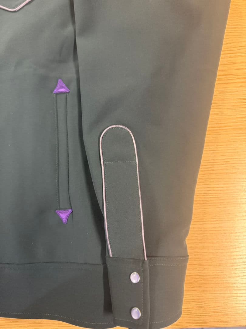 一*虎様 ニードルス　蝶刺繍 ブラックジャケット