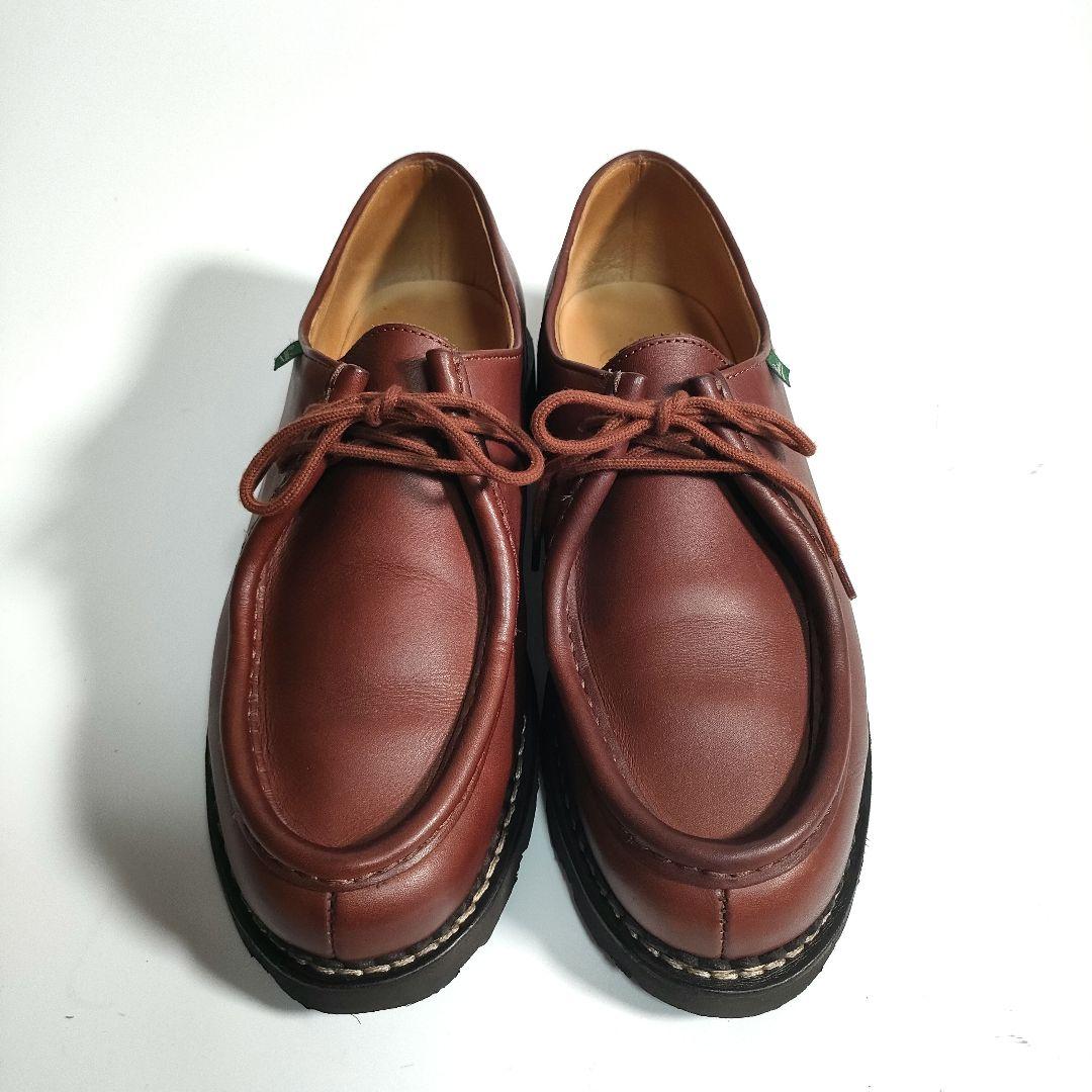 パラブーツ ミカエル 43.5 マロン レザー チロリアンシューズ