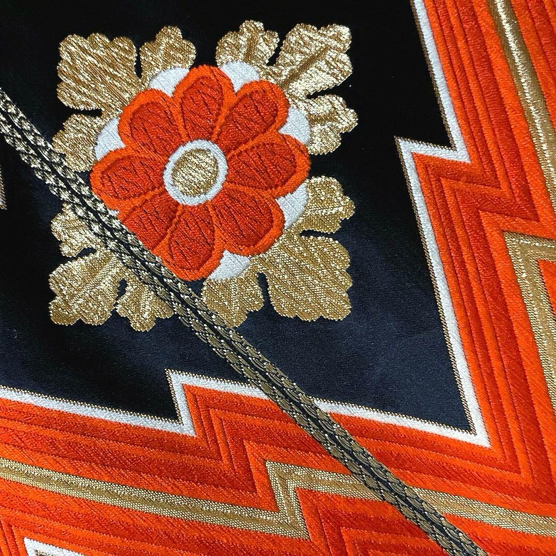 振袖フルセット　斉藤三才　染色作家　成人式振袖　振袖　朱色