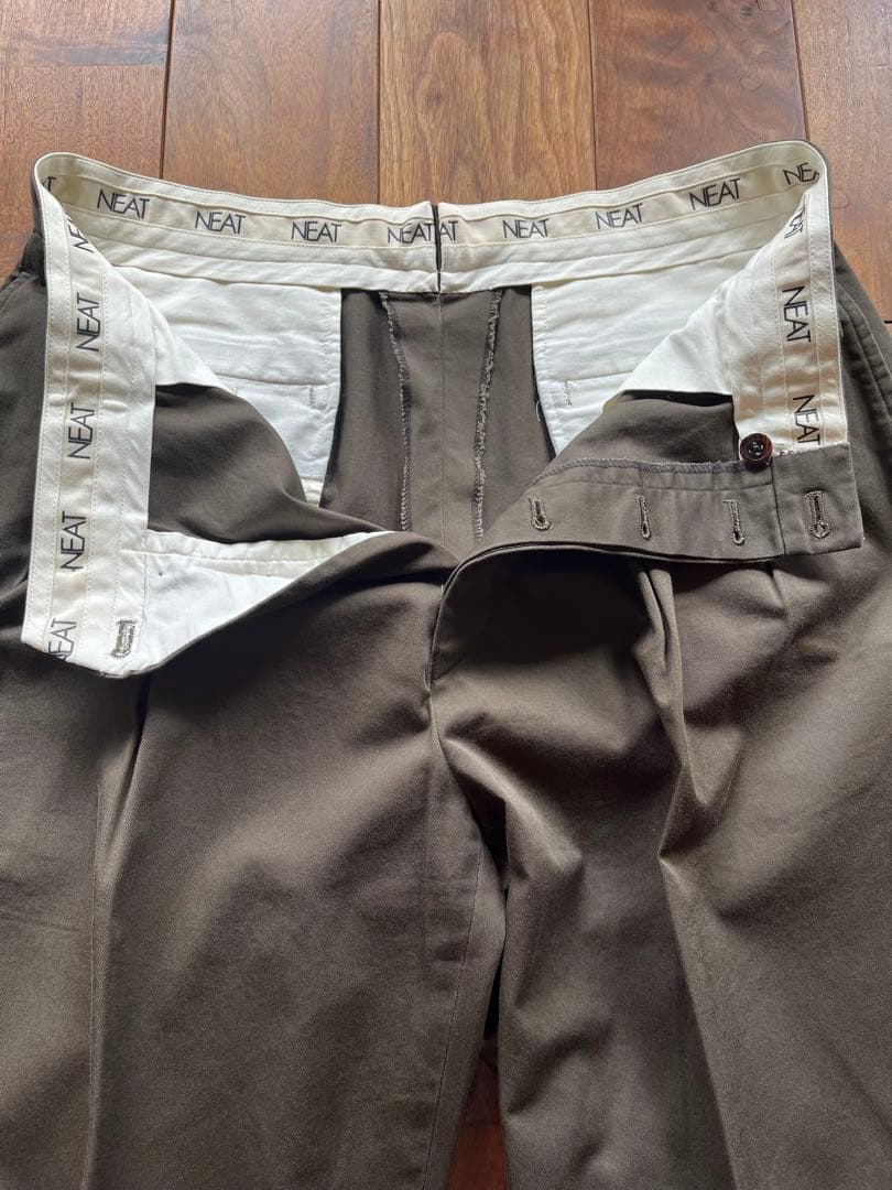 NEAT Chino ニートチノ ブラウン 48 コットン
