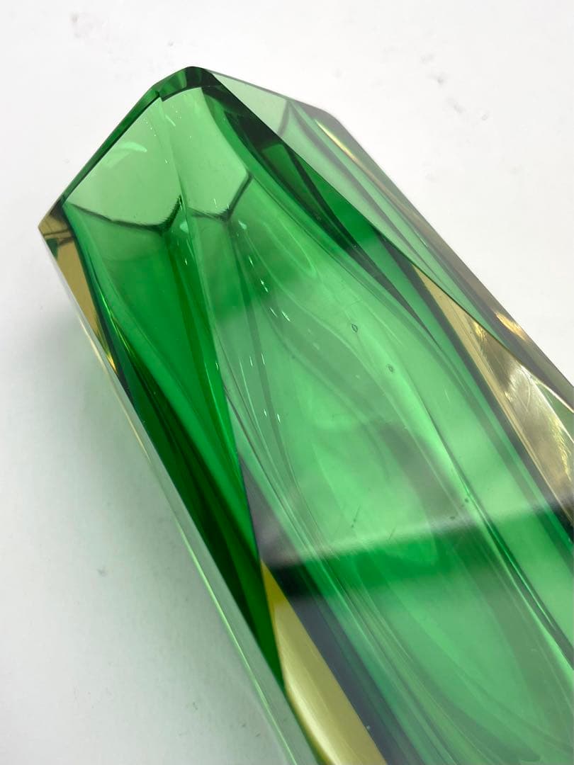 ミッドセンチュリー　ヴィンテージムラーノガラス　花瓶　オブジェ