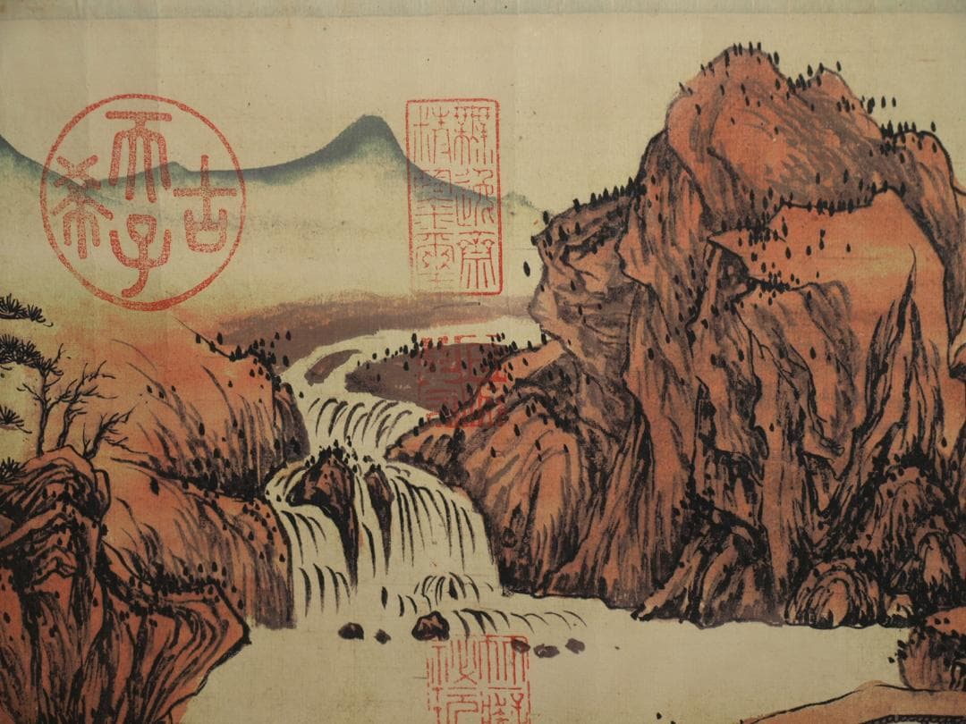 中国明時代の絵　激安骨董品　肉筆保証古美術 BD405A3-3