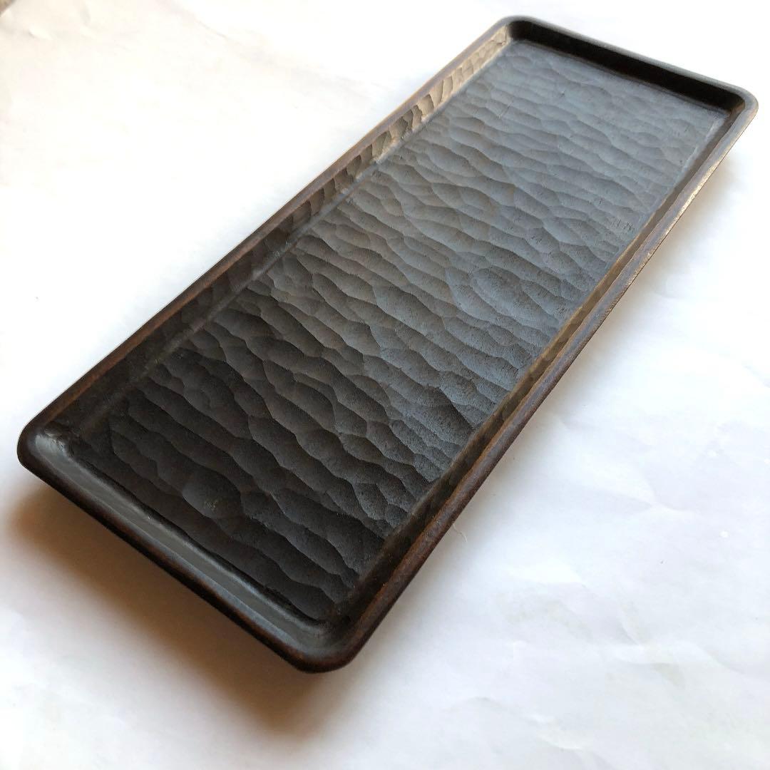 三谷龍二　36cm 特大　トレイ 漆　盆