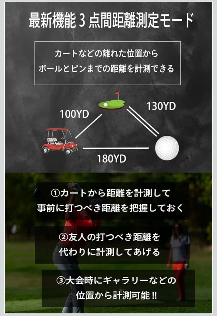 NINJOR GOLF NJ MINI PRO OLED シルバー 未開封