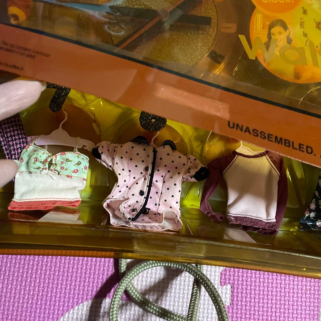 未使用♡Barbieファッションフィーバー♡ウォールクロック