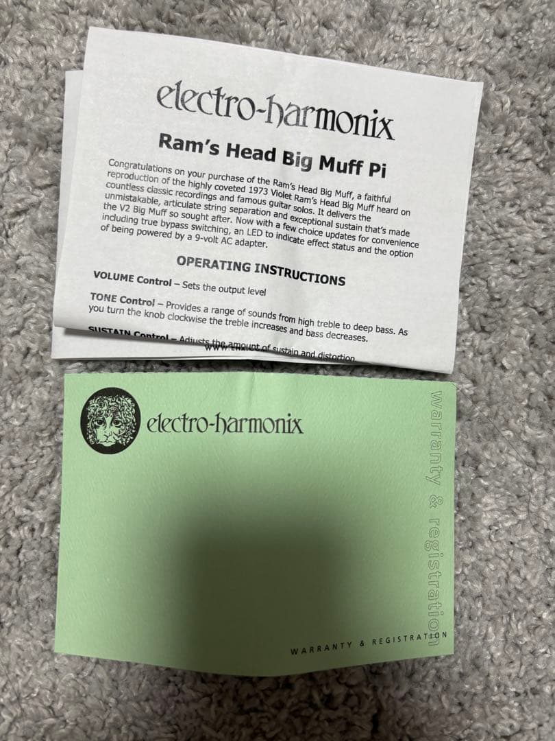 【あま】エレクトロハーモニクス BIG MUFF π ラムズヘッド