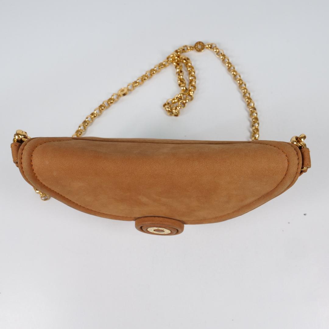 美品✨ティファニー チェーン ショルダーバッグ スエード サークルロゴ