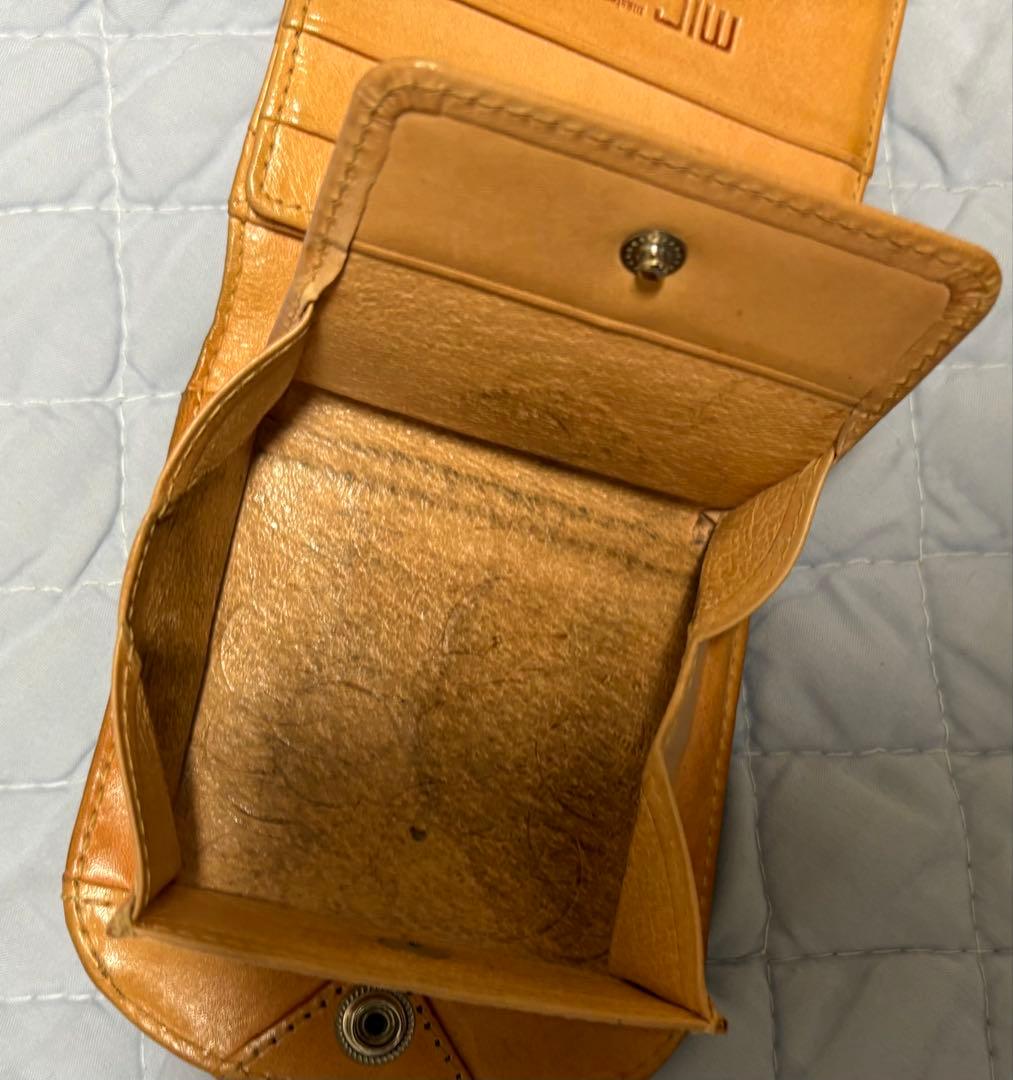 ‼️お値下げ‼️micナチュラルヌメ　ヒップポケット革財布（小銭入れ付き）