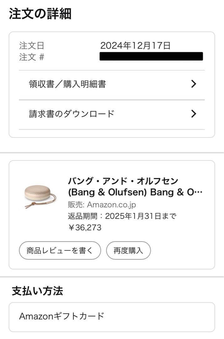 【新品同様】Beosound A1 2nd Gen GoldTone