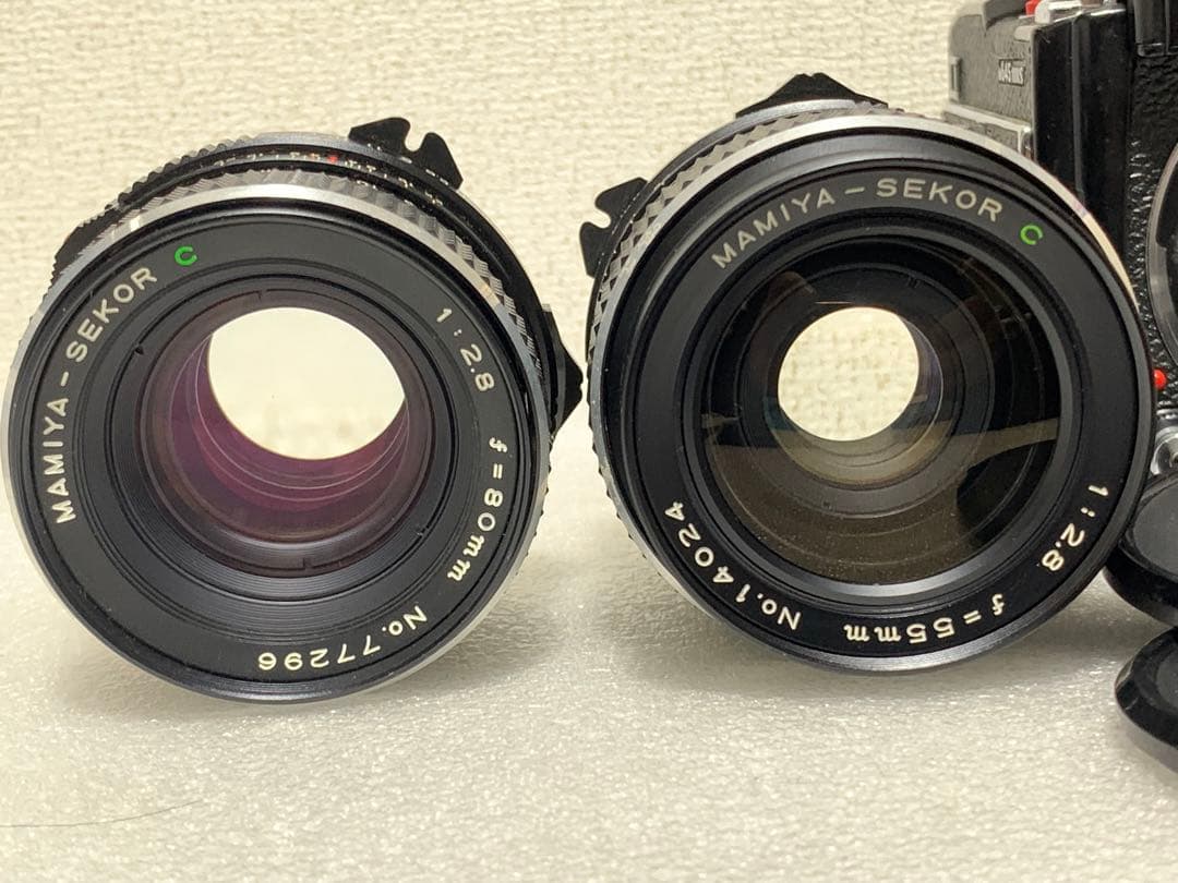 フィルムカメラ Mamiya M645 1000s SEKOR C 2.8 80 mm 55mm