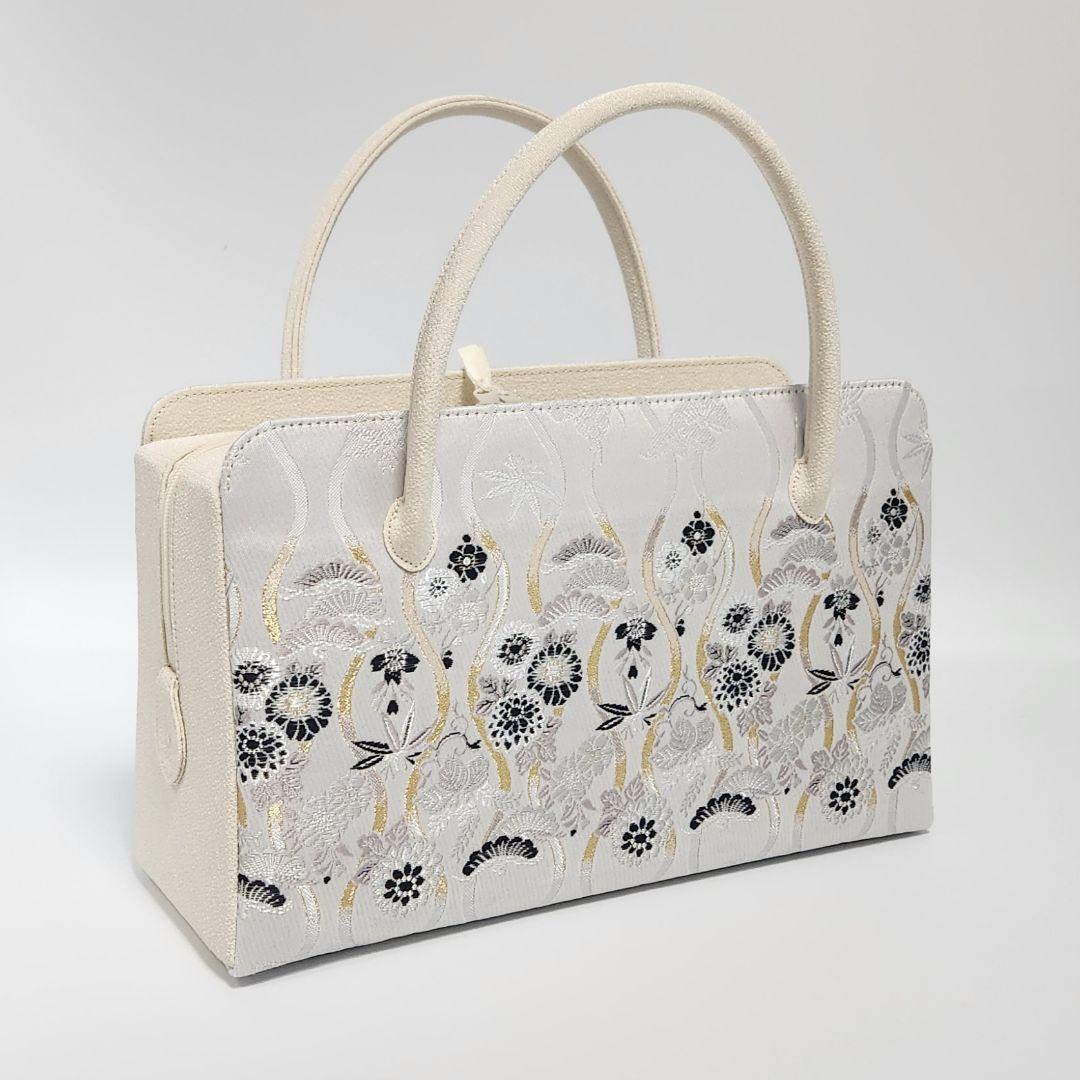 和装バッグ　利休バッグ　金蘭織物 入卒式　結婚式　商品番号:516