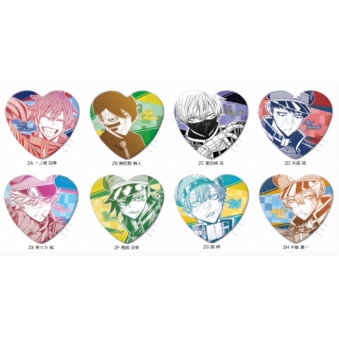 桃源暗鬼　マズル　ホログラム缶バッジ　vol.1 アニメイト　ハート缶バッジ