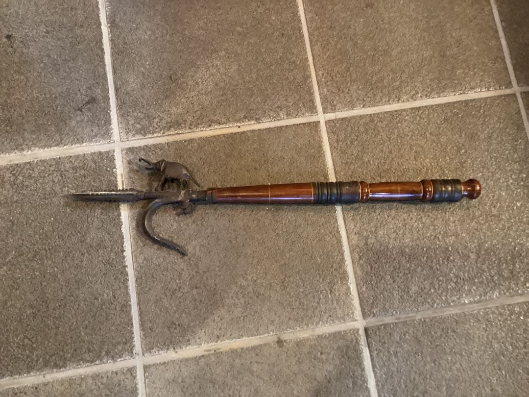 ビィンテージ　インド古武具　象使い　アンクス