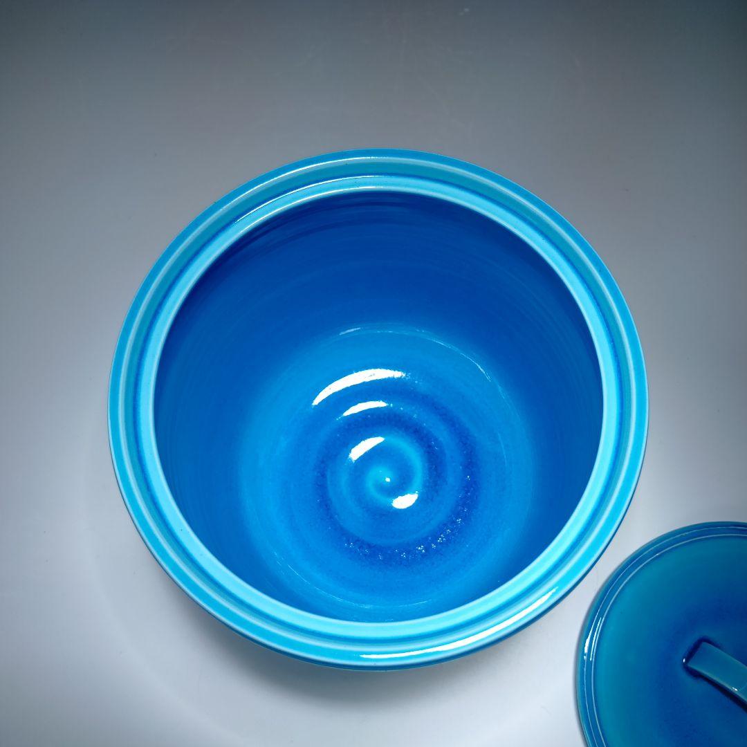 茶道具　松谷造　浅黄交趾古銅模様　 水指　共箱