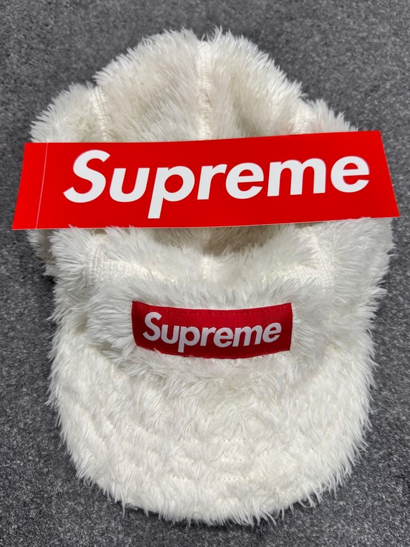 supreme ファーキャンプキャップ