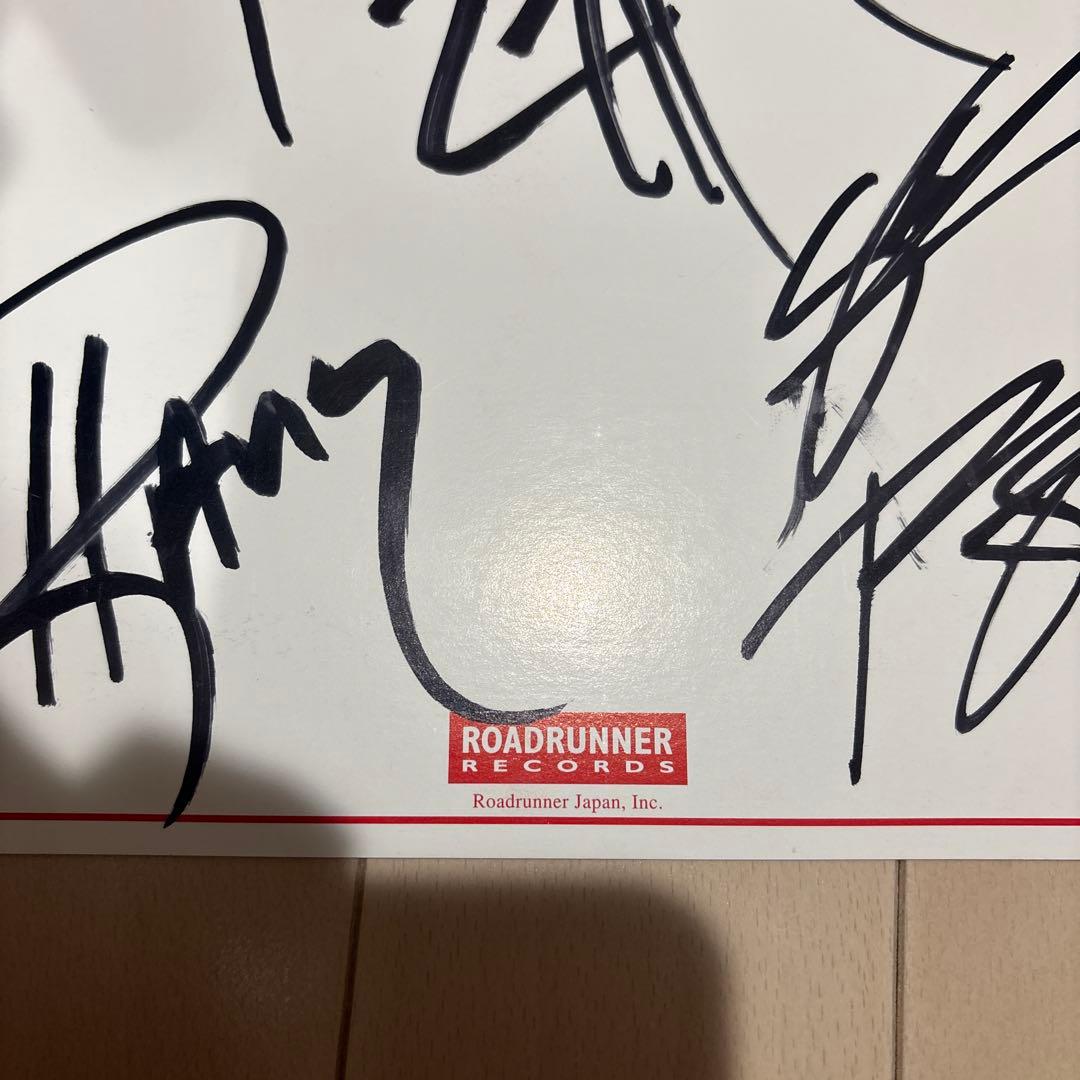 【極希少/公式】TRIVIUM トリヴィアム 直筆サイン色紙 (2009年来日時