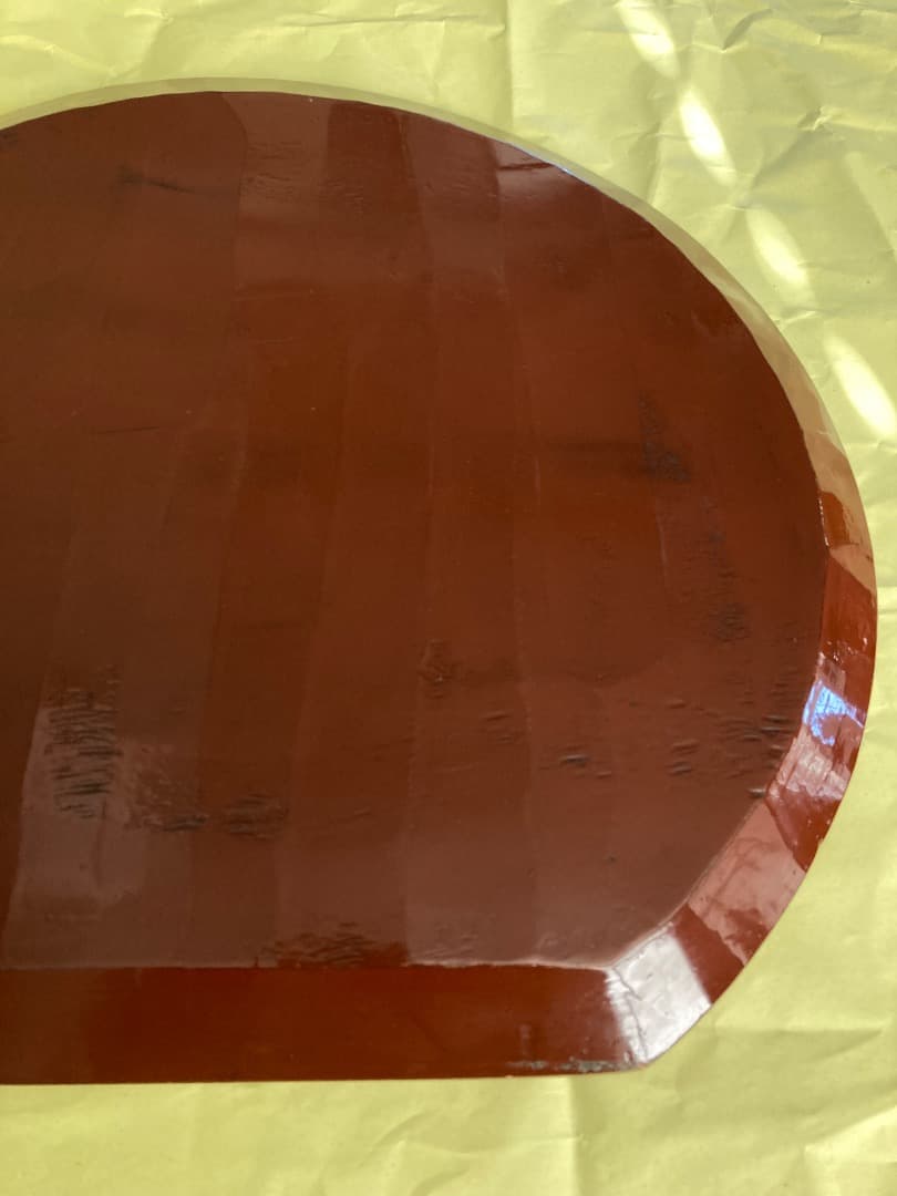 藤原盆 / 骨董　木地盆