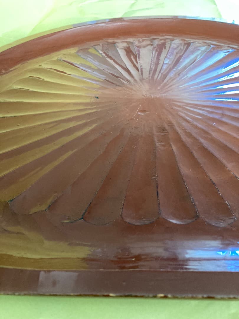 藤原盆 / 骨董　木地盆